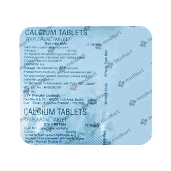 triple a cal tablet 15's